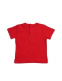 Boy\'s T-shirt with an application, red NDZ4536 - Online store - Boutique